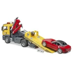 Bruder 3750 Sleepdienst Autoambulance MAN Incl. Sportauto -Bruderiku Winkel Bruder 03750 MAN TGS sleepwagen met roadster 2