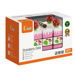 Vigatoys Aardbeiencake (Snijfiguur) -Bruderiku Winkel aardbeien cake vigatoys 51324 2