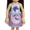 Barbie Pop Chelsea Met Bruin Haar En Jurkje Met Eenhoorn -Bruderiku Winkel barbie club chelsea bruin haar eenhoorn top