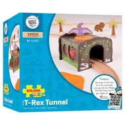 BigJigs BJT244 Tunnel T-rex Dinosaurus -Bruderiku Winkel bigjigs bjt244 houten tunnel t rex dinosaurus 1