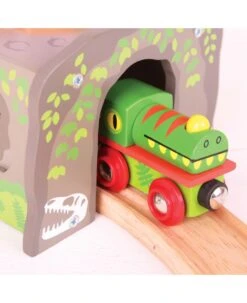 BigJigs BJT244 Tunnel T-rex Dinosaurus -Bruderiku Winkel bigjigs bjt244 houten tunnel t rex dinosaurus