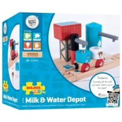 BigJigs BJT251 Melk En Water Depot -Bruderiku Winkel bigjigs bjt251 milk and water depot 2