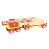 BigJigs BJT417 Rail Wagon Rail Leg-installatie Houten Trein -Bruderiku Winkel bigjigs bjt417 wagon kraantransport zwaar materieel
