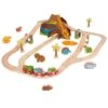 BigJigs BJT035 Dinosaurus Treinset Houten Trein -Bruderiku Winkel bigjigs dinosaurus trein set bjt035