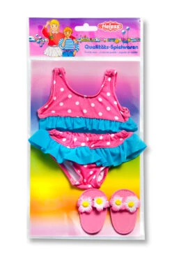 Bikini + Badslippers Pop Mt. 35 – 45 Cm. -Bruderiku Winkel bikini badslipprs pop heless 787 1