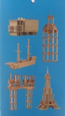 Bouwplankjes City Blocks 150 Stuks 10 Bouwplankjes City Blocks 150 Stuks -Bruderiku Winkel bouwplankjes 150 stuks 2