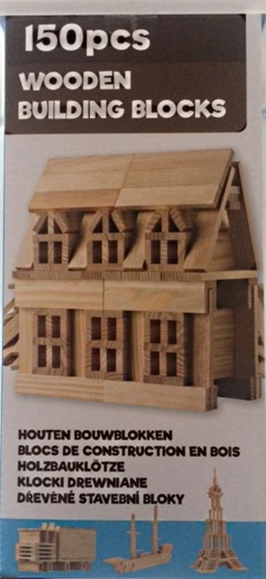 Bouwplankjes City Blocks 150 Stuks 3 Bouwplankjes City Blocks 150 Stuks