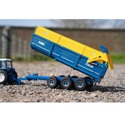 Britains 43284 Kane Trailers Trident Kipper 3 Asser -Bruderiku Winkel britains 43284 halfpipe silage trailer Kane trailer 3 asser 2