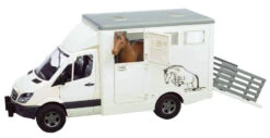 Bruder 2533 MB-Sprinter Paardentransporter + Paard -Bruderiku Winkel bruder 02533 mercedes sprinter veetransport 1