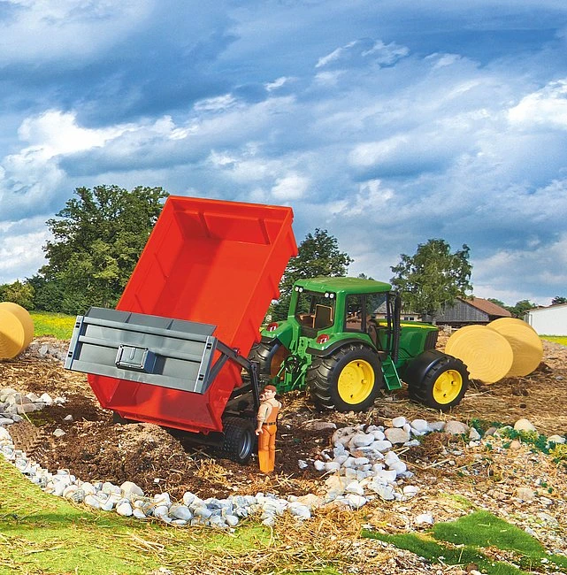 Bruder 2211 Kiepwagen Tandemasser Aanhangwagen 5 Bruder 2211 Kiepwagen Tandemasser Aanhangwagen - Afbeelding 3