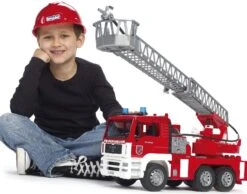 Bruder 2771 Brandweerwagen Ladderwagen MAN -Bruderiku Winkel bruder 2771 brandweerwagen ladderwagen man 3