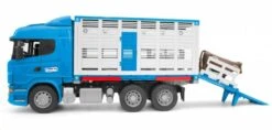 Bruder 3549 Scania Veetransport-wagen Met Koe Veewagen -Bruderiku Winkel bruder 3549 scania veewagen met 1 koe
