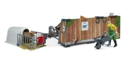 Bruder 62611 Koe- En Kalverstal Met Boer -Bruderiku Winkel bruder 62611 koe en kalverstal met boer 4