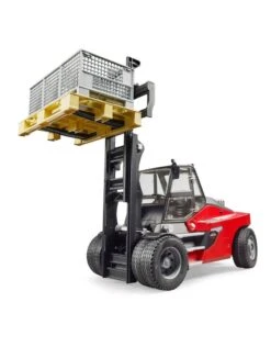 Bruder 2513 Heftruck Linde-HT160 +pallet+3boxen -Bruderiku Winkel bruder bruder 02513 linde ht160 heftruck inclpallet en boxen 1