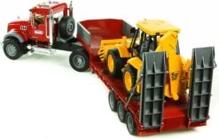 Bruder 2813 Mack-Granite Dieplader En JCB -Bruderiku Winkel bruder dieplader mack granite en jcb shovel 2