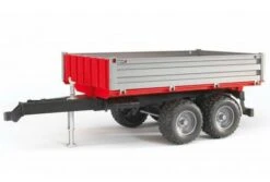 Bruder 2019 Tandemasser Kipwagen Rood/grijs -Bruderiku Winkel bruder tandemasser kipwagen rood grijs 1