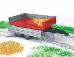 Bruder 2019 Tandemasser Kipwagen Rood/grijs -Bruderiku Winkel bruder tandemasser kipwagen rood grijs 2