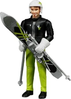 Bruder 60040 Man Op Skies Skiër -Bruderiku Winkel bruder 60040 skier incl accessoires man met skies 1 1