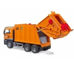 Bruder 3760 Vuilniswagen Vrachtauto MAN TGS 26-500 8 Bruder 3760 Vuilniswagen Vrachtauto MAN TGS 26-500 -Bruderiku Winkel bruder bruder 3760 man tgs vuilnisauto oranje vuilniswagen 1 1