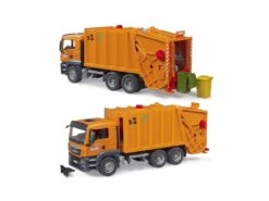 Bruder 3760 Vuilniswagen Vrachtauto MAN TGS 26-500 7 Bruder 3760 Vuilniswagen Vrachtauto MAN TGS 26-500 -Bruderiku Winkel bruder bruder 3760 man tgs vuilnisauto oranje vuilniswagen 3