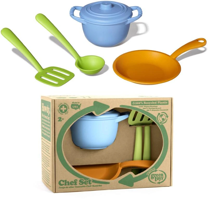 Green Toys Green-Toys Chef Kok-set Pannen-set 5 Green Toys Green-Toys Chef Kok-set Pannen-set - Afbeelding 3