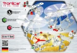 Tronico Silver Line 5 In 1 Set Consructieset – 2 Assorti -Bruderiku Winkel constructiedoos vliegtuigen tronico silver line 10270 1 1