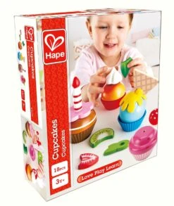 Cupcakes Hape (4 Stuks) -Bruderiku Winkel cupcakes hape e3157 3