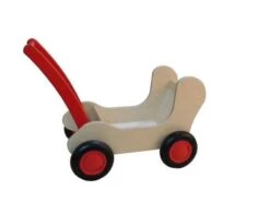 2-in-1 Duwkar En Poppenwagen – V. Dijktoys Combi -Bruderiku Winkel duwkar poppenwagen 2in1 v.dijktoys combiwagen rood