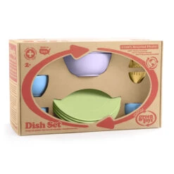 Green Toys Green-Toys Eetservies Plate-and-Cup 7 Green Toys Green-Toys Eetservies Plate-and-Cup -Bruderiku Winkel eetservies schotelset green toys 1