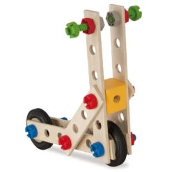 Eichhorn 4in1 Constructor 100-dlg Houten Constructie-speelgoed -Bruderiku Winkel eichhorn constructor 100 delig 5 1