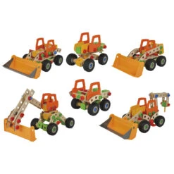 Eichhorn 6in1 Constructor 140-dlg Houten Constructie-speelgoed Loader 15 Eichhorn 6in1 Constructor 140-dlg Houten Constructie-speelgoed Loader -Bruderiku Winkel eichhorn constructor 140dlg constructieset loader 6in1 set 6