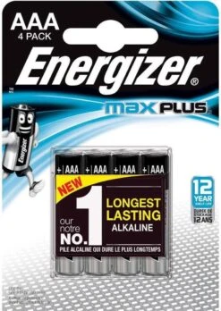 Energizer MaxPlus Batterij Alkaline AAA 4-pack 7 Energizer MaxPlus Batterij Alkaline AAA 4-pack -Bruderiku Winkel energizer max plus aaa batterijen blister 2