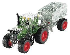 Tronico Mini Fendt 313 Vario Met Aanhangwagen – 1 : 32 -Bruderiku Winkel fendt 313 vario met aanhanger tronico mini 10021 3