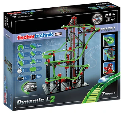 Fischertechnik Dynamic L2 Knikkerbaan 4 Fischertechnik Dynamic L2 Knikkerbaan - Afbeelding 2