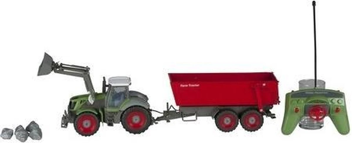 Gearbox Radiografisch Bestuurbare Tractor Met Aanhanger – Schaal 1 : 28