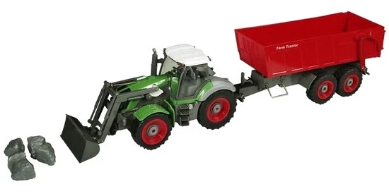 Gearbox Radiografisch Bestuurbare Tractor Met Aanhanger – Schaal 1 : 28 - Afbeelding 2