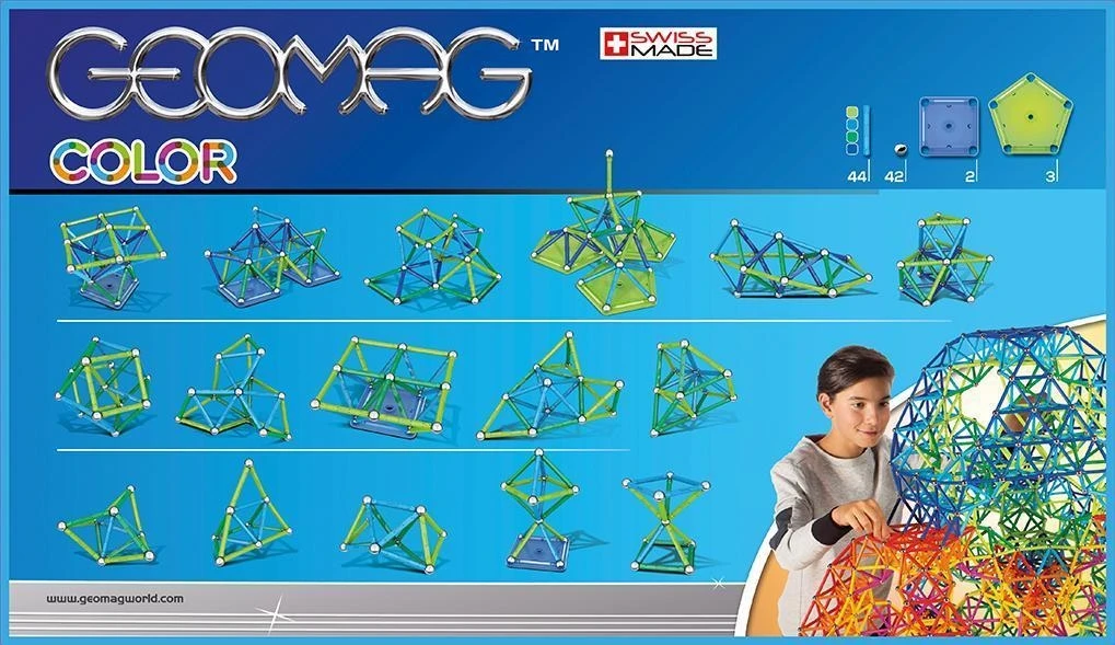 Geomag Color 91-delig Magnetisch Speelgoed 5 Geomag Color 91-delig Magnetisch Speelgoed - Afbeelding 3