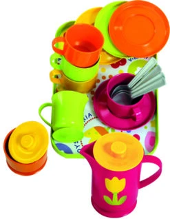 Gowi Koffie En Thee Servies Parijs 14-delig Kunststof -Bruderiku Winkel gowi 454 16 theeservies koffieservies Paijs 18 delig