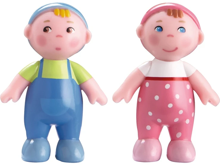 HABA Little Friends Poppenhuispopjes Babys Marie En Max 3 HABA Little Friends Poppenhuispopjes Babys Marie En Max