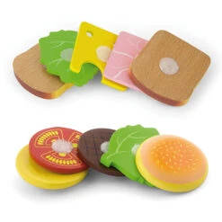 Vigatoys Hamburger En Sandwich -Bruderiku Winkel hamburger en sandwich vigatoys v0810 1 1