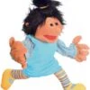 Handpop Amy 45 Cm. -Bruderiku Winkel handpop living puppets w697 amy 01