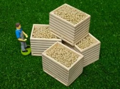 Houten Aardappelkisten (6 Stuks) 1 : 32 -Bruderiku Winkel houten aardappelkist kidsglobe 610611 1 1