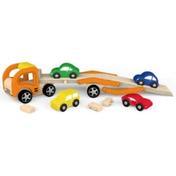 Houten Autotransporter Met 4 Auto’s Vigatoys 7 Houten Autotransporter Met 4 Auto’s Vigatoys -Bruderiku Winkel houten autotransporter vigatoys 50825 1 1