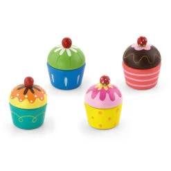 Vigatoys Cupcakeset Met Klitteband (4 Stuks)