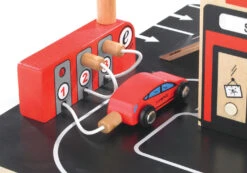 Houten Garage Park & Go -Bruderiku Winkel houten garage hape e3002 park go garage 4