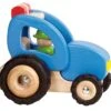 Houten Tractor -Bruderiku Winkel houten tractor goki 55928