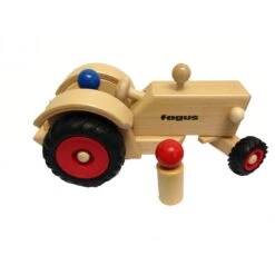 Houten Tractor Fagus, Klassiek Model -Bruderiku Winkel houten traktor fagus 10.21 1
