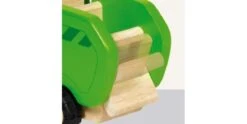 Houten Vuilniswagen -Bruderiku Winkel houten vuilniswagen pintoy 55964 2