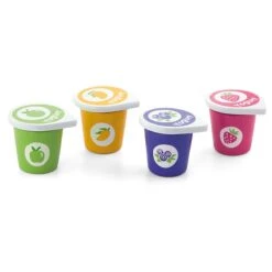 Houten Yoghurtbekers Vigatoys 4 Delig -Bruderiku Winkel houten yoghurtbekers vigatoys 1