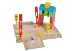 BigJigs BJT226 Rail & Road Seinhuisje -Bruderiku Winkel houtentrein bigjigs signaalhuis overweg bigjigs bjt226 1